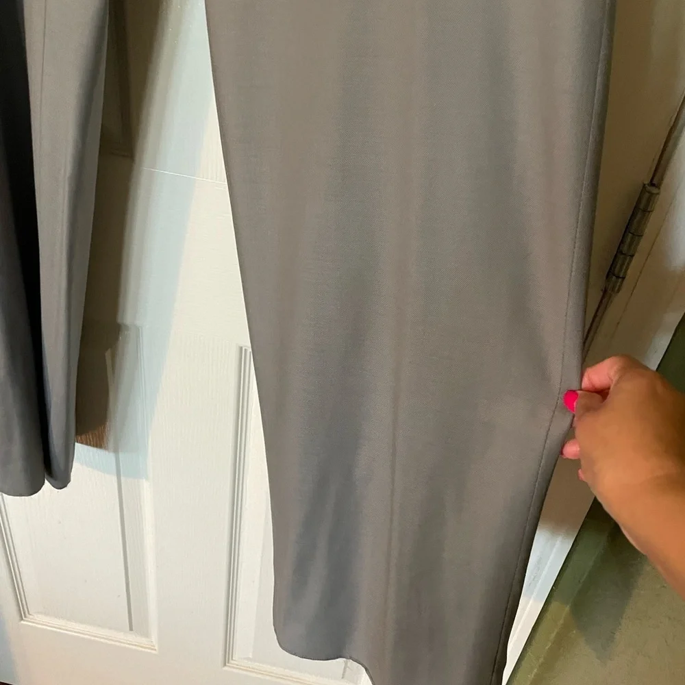 Giorgio Armani Trousers Dress Pants Gray Size 46 Career Business Designer EUC - Picture 4 of 14